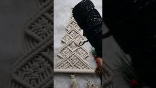 Macrame Christmas tree, choinka makrama, #macramechristmastree #choinka #makramowachoinka