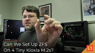 Can We Set Up ZFS On 4 Tiny Kioxia M.2s?