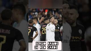 Top 🔝 5 players with most red cards in football history #youtubeshorts #football