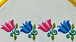 Amazing Hand Embroidery Design, Embroidery Tutorial, Flowers Design