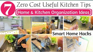 Smart Home Hacks & Zero Cost Useful Kitchen Tips | No Cost Kitchen Organization Ideas