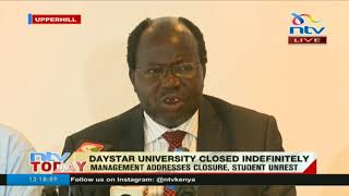 Daystar university acting VC addresses closure, student unrest