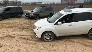 Acura MDX 2 vs Subaru Forester акура мдх2 против Субару Форестер