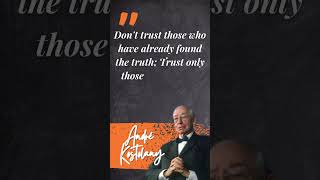 Life Quotes from André Kostolany - No.01 #shorts