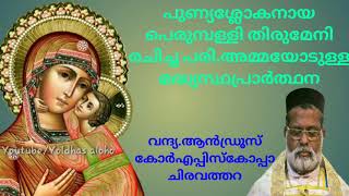 Intercession Prayer to St.Mary ❤️ (പുണ്യശ്ലോകനായ പെരുമ്പള്ളി തിരുമേനി രചിച്ച മദ്ധ്യസ്ഥപ്രാർത്ഥന)