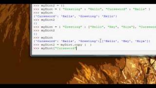 Python Tutorial #27 Part 1 - Dictionary Methods