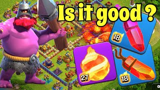 Testing TH17 Thrower in Legend League Attacks! Clash of Clans