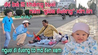 Bất ngờ phát hiện phụ nữ bỏ bé 5 tháng tuổi nằm 