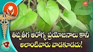 Tippa Teega Prayojanalu | Tippa Teega Health Benefits | Tinospora Cordifolia | YOYO TV Health