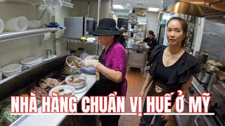 Quá trình chuẩn bị nấu và bán của nhà hàng Gốc Huế ở Mỹ || KC Cuộc Sống Mỹ