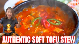 [NEW] Korean Soft Tofu Stew for your SOUL: EASY ONE-POT Recipe! 양념장없이 쉽고 맛있는 얼큰 칼칼한 베이컨 순두부찌개 만드는 방법