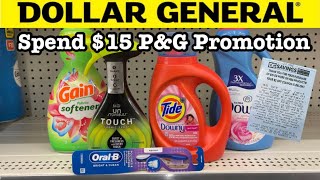 Dollar General Couponing | P\u0026G Spend $15 Get $5 Coupon