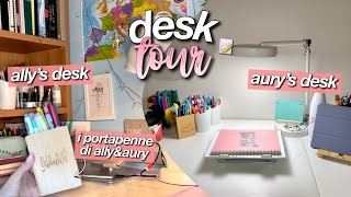 COME ORGANIZZIAMO LA SCRIVANIA✨📝// desk tour