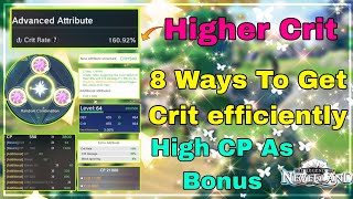 8 Ways To Get Crit And Higher CP🗡️✨ | Neverland 💖🎉