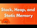 Stack, Heap, and Static Memory