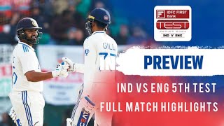 India Vs England 5th test Day 1 Highlights 2024 |Ind Vs EnG 5th test Day 1 highlights