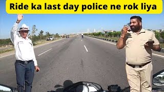 Ride k last day police ne rok liya | Ladakh 2022 | kullu to sonipat | Bajaj NS200 | Leh ladakh Trip