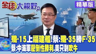 殲-15上福建艦 蔡正元:殲-35勝過F-35! 中國海軍壓倒性勝利?蔡正元:美只剩吹牛|【全球大視野】精華版 @全球大視野Global_Vision