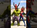 GTA V : HULK AND SPIDERMAN SAVES ALL SUPERHEROES FROM GIANT VENOM - Coffin Dance Song Cover #shorts