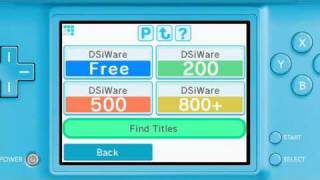 DSiWare \u0026 Nintendo DSi Shop - Download Games \u0026 Applications for Nintendo DSi