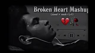 Broken heart mashup💔😭Sad song [slowed and Reverb] New Broken heart lofi song 2024 #lofi #song