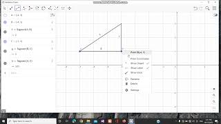 How to use GeoGebra and also learn simple method for a triangle #geogebra #triangle