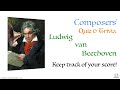 Ludwig van Beethoven - Composer Quiz & Trivia