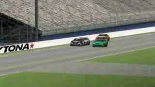 Last lap of an online race in NR2003