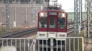 近鉄2800系2802編成普通名古屋行き発車と1252系1268編成ワンマン普通賢島行き到着