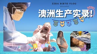 澳洲二胎生产实录！老二Ezra来啦！公立医院/产前采访/birth vlog for baby #2