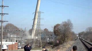 Chimney falling wrong way