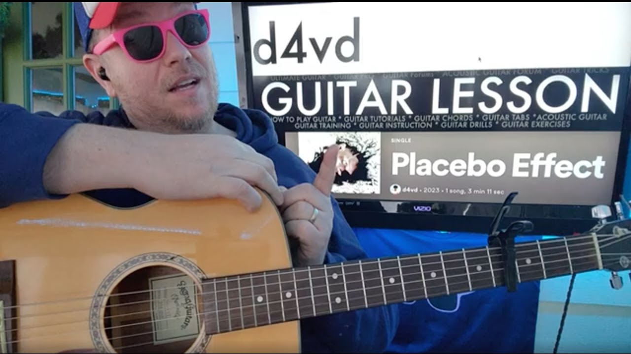 How To Play Placebo Effect - D4vd Guitar Tutorial (Beginner Lesson ...