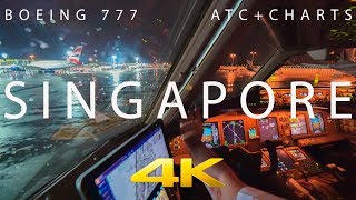 BOEING 777 TAKE OFF FROM SINGAPORE IN 4K