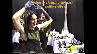 nine inch nails broken ceiling tile