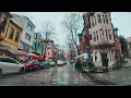 car tour in Üsküdar on a rainy day the historical and modern face of İstanbul 🌧️🚗