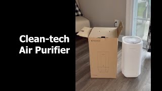 Clean-tech Medical-Grade Air Purifier with HEPA Filter and UVC Light