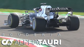 2021 AlphaTauri Honda AT02 - Gasly & Tsunoda test NEW F1 Car at Imola Circuit! アルファタウリ