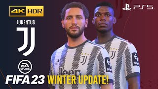 FIFA 23 PS5 - *WINTER UPDATE* - JUVENTUS - PLAYER FACES AND RATINGS