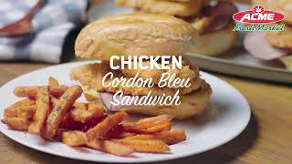 Chicken Cordon Bleu Sandwiches Recipe