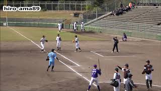 《広商ー広陵定期戦・ＯＢ戦》　広陵　【シートノック】　20191117@コカ