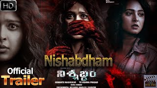 Nishabdham Trailer  Telugu  Anushka Shetty  R Madhavan  Anjali  Shalini