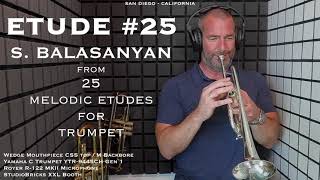 BALASANYAN Etude #25 from 25 Melodic Etudes