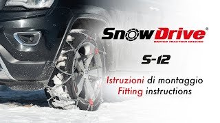 SnowDrive | S-12 | guida all’installazione delle catene da neve