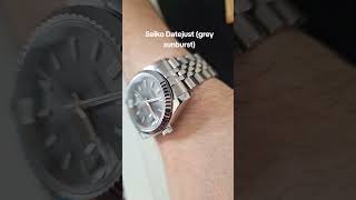 🔥 Seiko DateJust Grey Sunburst-36mm -NH35 Automatic Movement