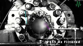 Ultra-High Vibration Frequencies Easily Detected by VibVue® Cameras and Motion Magnification