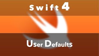 UserDefaults (Swift 4 + Xcode 9.0)