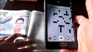 No Pen? No Problem. Transfer Crossword Puzzle to Mobile Phone
