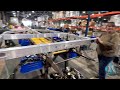 insane production assembly line triton trailers factory