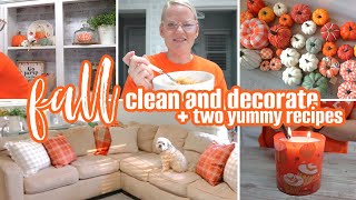 FALL 2023 CLEAN AND DECORATE WITH ME + 2 DELICIOUS RECIPES / HOMEMADE HAMBURGER HELPER