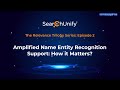 The Relevancy Trilogy Series: Episode 2 | Amplified Named Entity Recognition Support